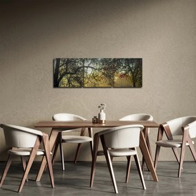 Napkelte képe (órával) (90x30 cm)
