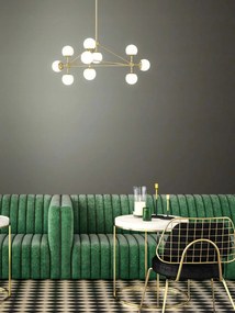 Bao Gold arany ipari csillár nagy rézcső szerkezet