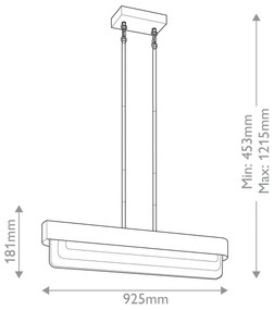 Kichler KL-SERENE-LED-LP-92-NBR - SERENE rúdra szerelt LED csillár LED/40W/230V arany