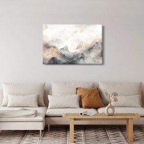 Kép - Hegyi absztrakció márvány textúrával (90x60 cm)
