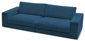 Sötétkék kordbársony kanapé 274 cm Leonard – Bobochic Paris