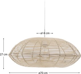 Rattan lámpabúra ø 70 cm Flaro – Kave Home