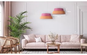 Duolla - Csillár zsinóron GALAXY 1xE27/40W/230V átm. 50 cm rózsaszín