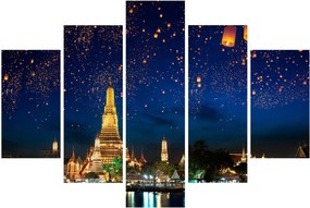 Kép - A boldogság lámpásai, Bangkok (150x105 cm)