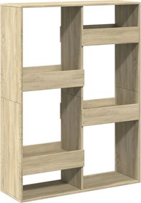 vidaXL sonoma tölgy színű szerelt fa térelválasztó 100 x 33 x 135 cm