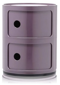 Kartell Componibili 4966 tárolóasztal, 2 tároló rész, több színben Szín: vínová
