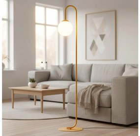 Állólámpa FLOR 1xE14/10W/230V narancssárga