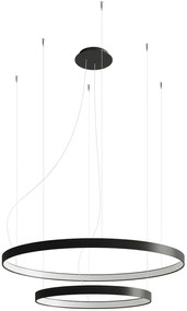 Thoro Lighting Rio függőlámpa 2x80 W fekete TH.212