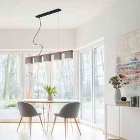 Briloner 4075-054 - Kábelcsillár 5xE14/25W/230V