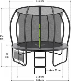 Juskys Trambulin Ø305 cm SkyBounce