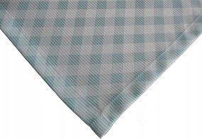 Mg Abrosz foltálló Kockás türkiz 158/816 120x160