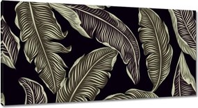 Vászonkép 115x55 Trópusi levelek Levelek