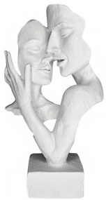 Asztali dísz 29x9x17 cm gyanta/fehér