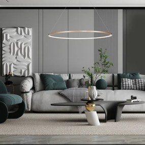 LED csillár SATURNO LED/65W/230V, 120 cm, IP44, arany