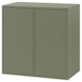 Boxie 2 ajtós fali szekrény 80x80x37 cm zöld