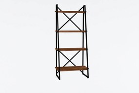 könyvespolc Alaro - Walnut