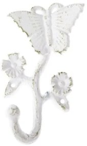Antikolt fehér öntöttvas pillangós fogas