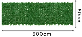 Artificial hedge for balcony 5x0.5m Gardlov 25342