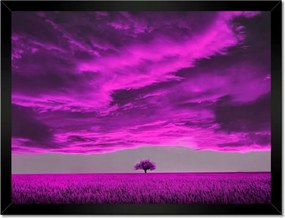 Poszterek keretben 40x30 Lila tájkép