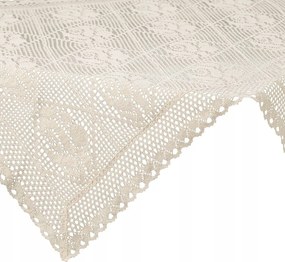 Abrosz dekoratív Rosaly 85x85 Eurofirany világos bézs áttört