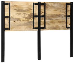 tömör fa mangó és vas fejtámla 140 cm