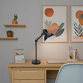 Asztali lámpa 1xE27/40W/230V fekete
