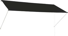 vidaXL feltekerhető antracitszürke napellenző 300 x 150 cm