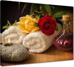 Vászonkép 50x40 Spa Wellness Relaxáció Víz