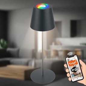 Briloner 7559015-LED RGB asztali lámpa COLORIS 3,5W/5V IP44 2000mAh Wi-Fi Tuya