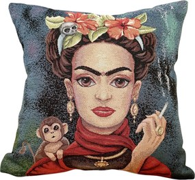 Dekoratív párnahuzat 45x45 cm Frida Kahlo 3
