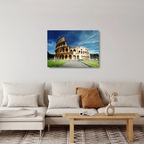 Kép - Colosseum Rómában, Olaszországban (üvegen) (70x50 cm)