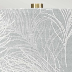 Elstead MILO-AB-TL-FDEB - Asztali lámpa MILO 1xE27/60W/230V szürke