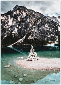 Poszterek A4 Pion Hegyi tájkép tóval