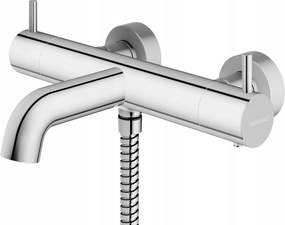 Kád-zuhany csaptelep fali termosztát Kohlman Axel Króm QW710A