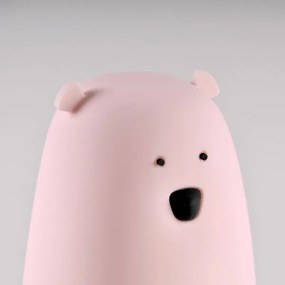 LED RGB gyerek érintős lámpa BEAR LED/0,8W/5V rózsaszín + USB