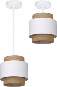 Juta Mennyezeti Függőlámpa Boho Juta 1xE27 Led