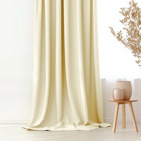 Goldea rongo dekoratív drapéria - krémszínű 140x145 cm
