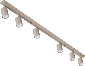 Bézs spotlámpa 6xGU10/35W/230V