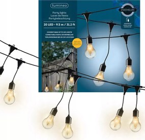 Kerti Fényfüzér Led Izzók meleg fehér 9,5m