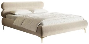 FranciaĂĄgy 140 cm Rirri 140B (ĂĄgyrĂĄccsal) (vilĂĄgos bĂ©zs + arany). AkciĂł -15%. 1099912