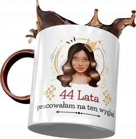 Bordó Bögre Születésnapra 44 44-es 44-es Ajándék Nyomtatott Fotóval