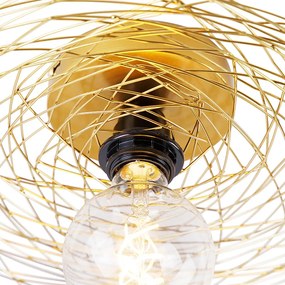 Keleti mennyezeti lámpa arany 60 cm - Glan