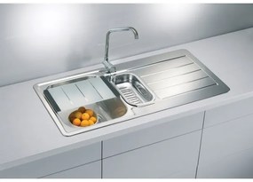 ALVEUS 1082440 - LINE konyhai mosogató 98x50 cm matt acél/szatén