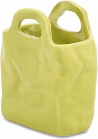 Zöld váza a nappali asztalára helyezhető