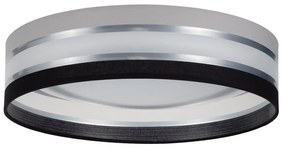 LED Dimmelhető mennyezeti lámpa SMART CORAL 24W/230V Wi-Fi Tuya fekete/szürke + távirányító