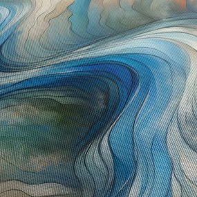 Kép - Absztrakt áramlat (120x50 cm)