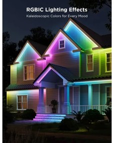 Govee - Kültéri Pro SMART RGBICWW kültér LED szalag 10m Wi-Fi IP65