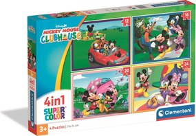 Disney Mickey Clubhouse 4 az 1-ben puzzle Clementoni