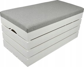 Fenyő Puff Láda Tároló Láda Fa