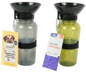 DOGS utazó palack tállal kutyák számára 500 ml - többféle színben Termék színe: Szürke